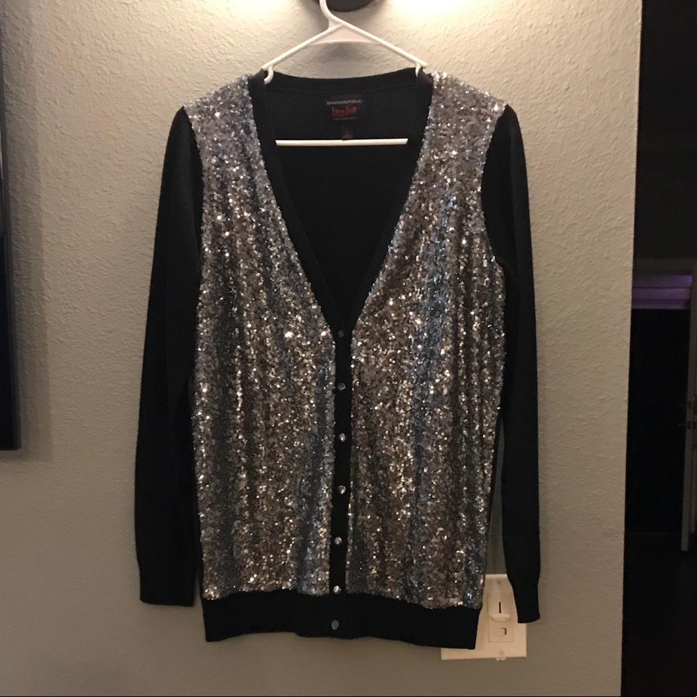 Sequin cardigan
